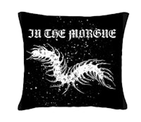 a black pillow with the words in the morse on it